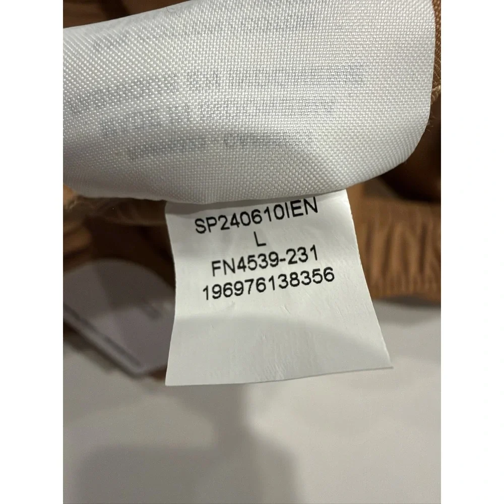 Jordan Essentials Woven Pants Mens Brown Large Jogger Cargo FN4539-231